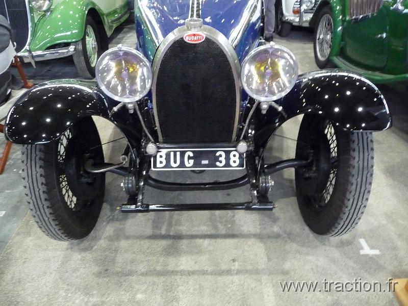 Epoquauto (154).JPG - 05/11/2010 - 69000 LYONƒPOQU'AUTO32�me Salon International Autos & Motos AnciennesBUGATTI - Type 38 Roadster - 1927ImmatriculŽe : BUG - 38
